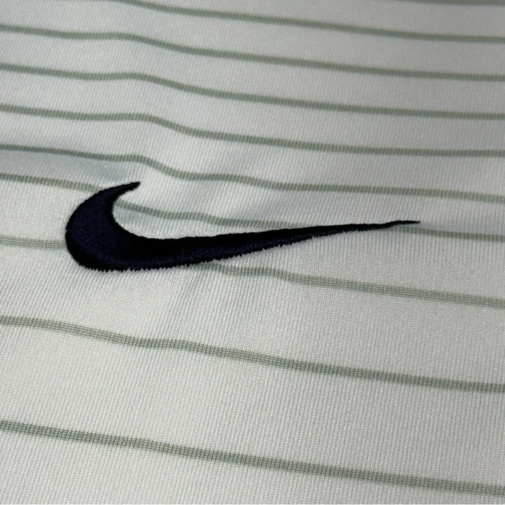 Nike Men's White Polo Shirt with U of A Logo - Size Medium